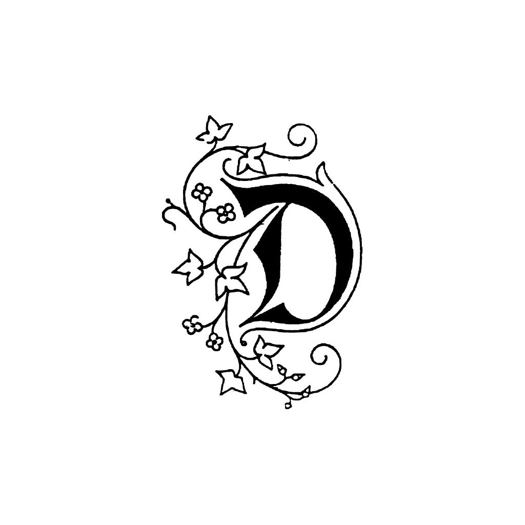 Herbin Wooden Handle Square Seal Illuminated D - Cafe Supply