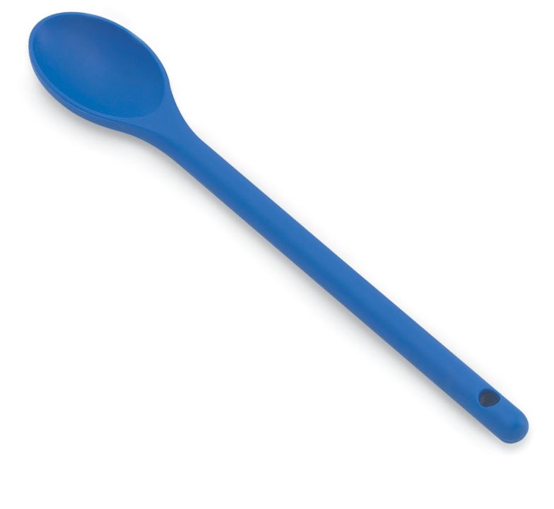 12-inch nylon prep spoon in blue - Cafe Supply