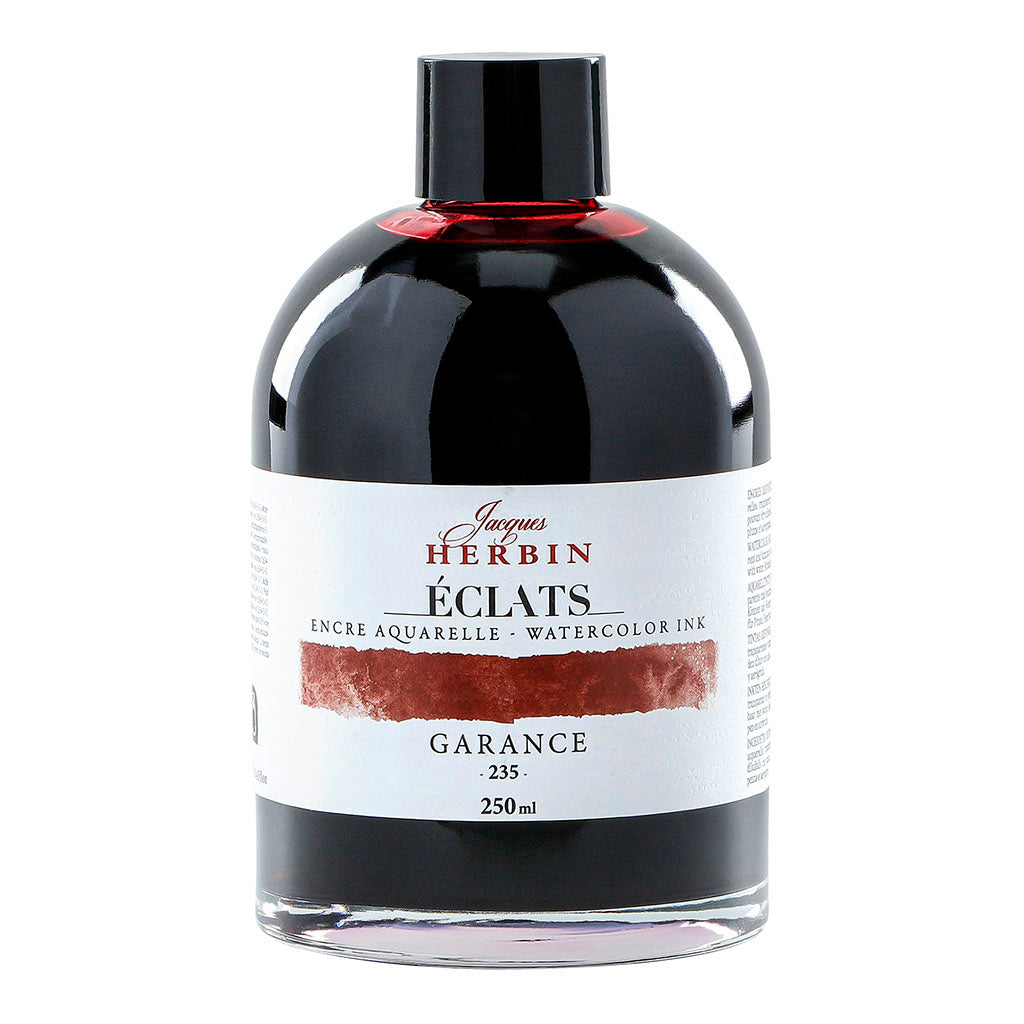 Jacques Herbin Eclats Watercolour Ink 235 Madder 250ml - Cafe Supply