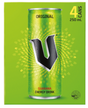 V Green Guarana Energy Drink 4 x 250ml - Cafe Supply