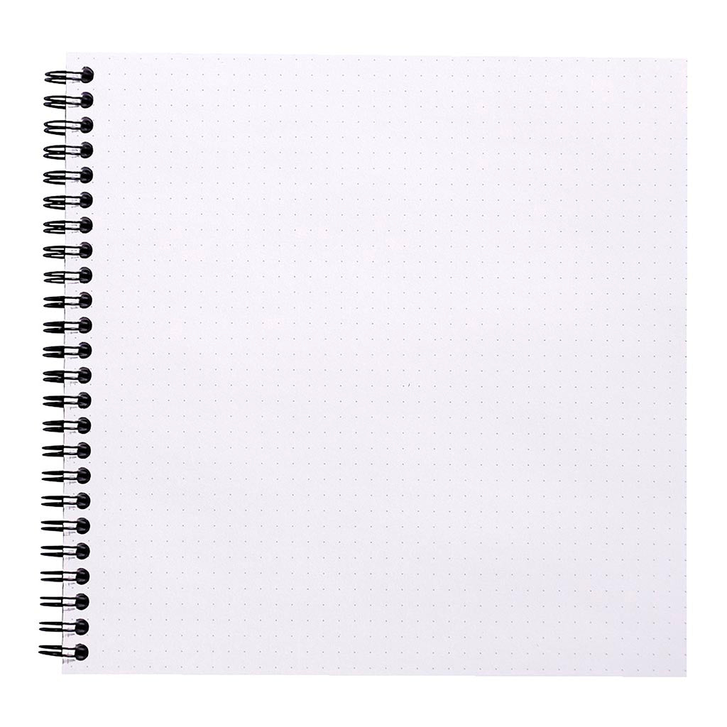 Rhodia Reverse Book Spiral 210x210mm Dotted Orange - Cafe Supply