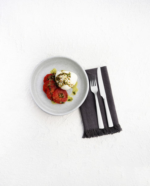 Tablekraft Naturals Ash Grey Round Plate 160x30mm - Cafe Supply