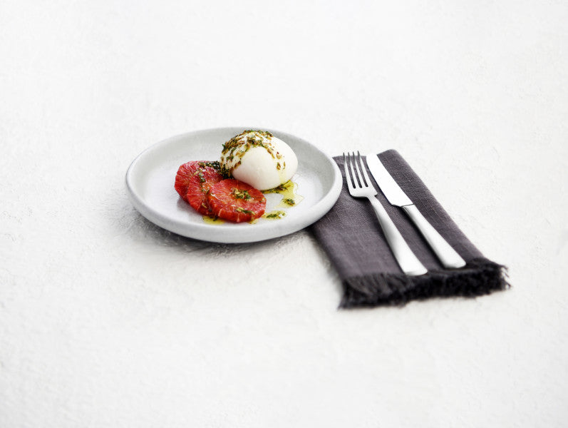 Tablekraft Naturals Ash Grey Round Plate 205x21mm - Cafe Supply