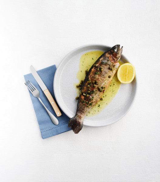 Tablekraft Naturals Ash Grey Round Plate 325x28mm - Cafe Supply