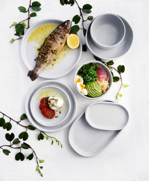 Tablekraft Naturals Ash Grey Organic Bowl 240x73mm - Cafe Supply