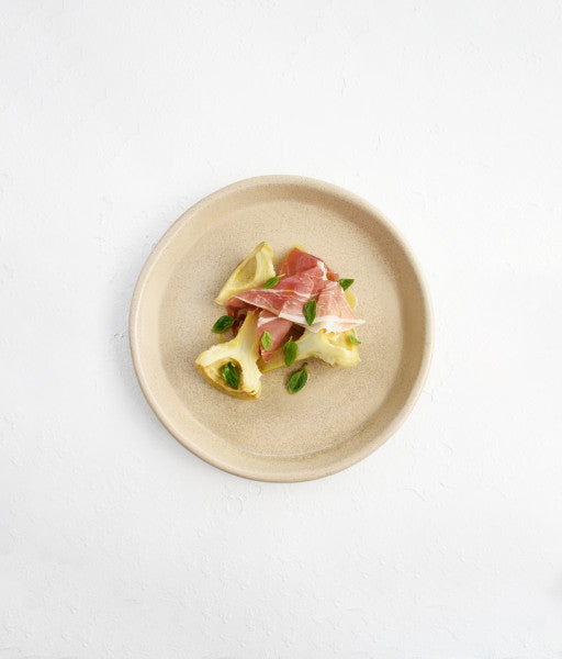 Tablekraft Naturals Sierra Beige Round Plate 205x21mm - Cafe Supply