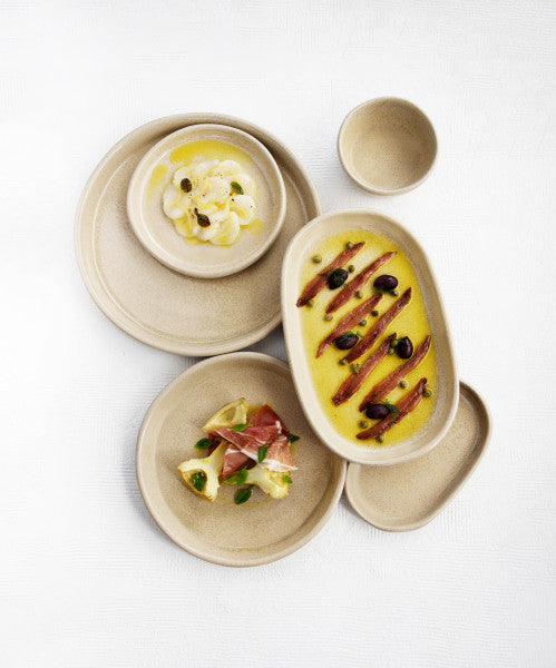 Tablekraft Naturals Sierra Beige Organic Bowl 185x59mm - Cafe Supply