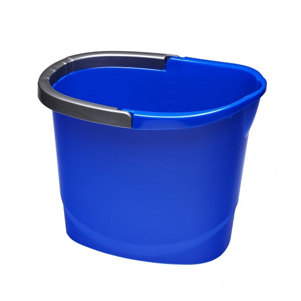 Plastic Mop Bucket 15 litre - Blue - Cafe Supply