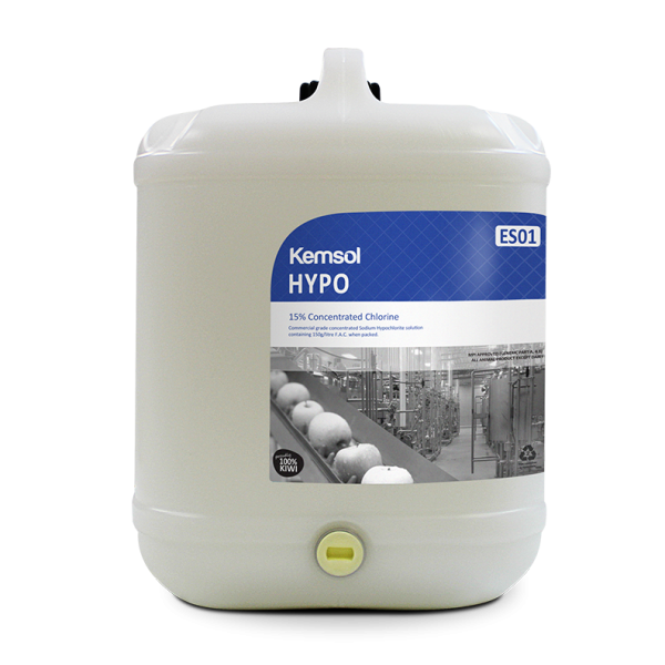 Kemsol Hypo Concentrated Chlorine20L DG8 - Cafe Supply