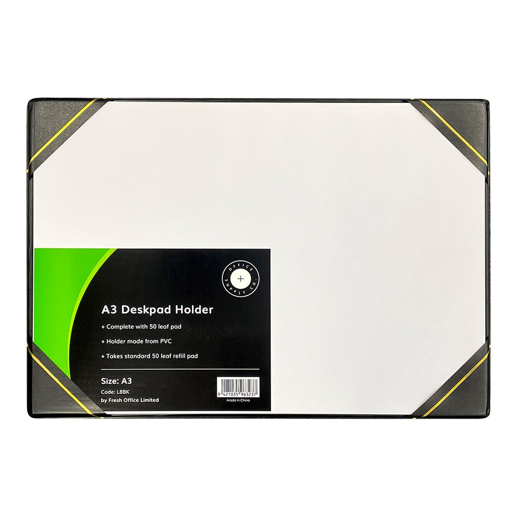 OSC Desk Pad Holder A3 PVC - Cafe Supply
