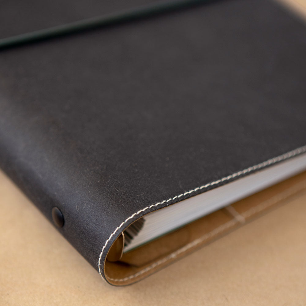 Filofax Eco Essential A5 Organiser Ebony - Cafe Supply