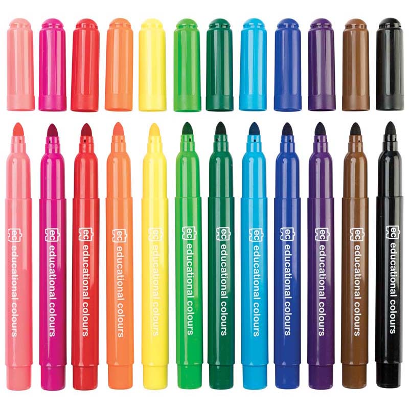 EC Master Mega Markers Pack 12 - Cafe Supply