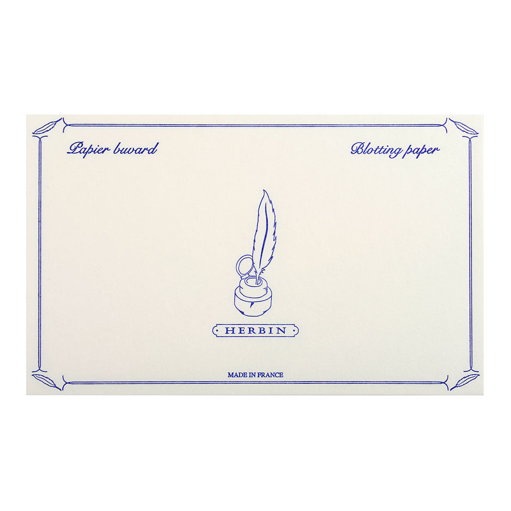 Herbin Blotter Paper White 12x16cm, Pack of 10 - Cafe Supply