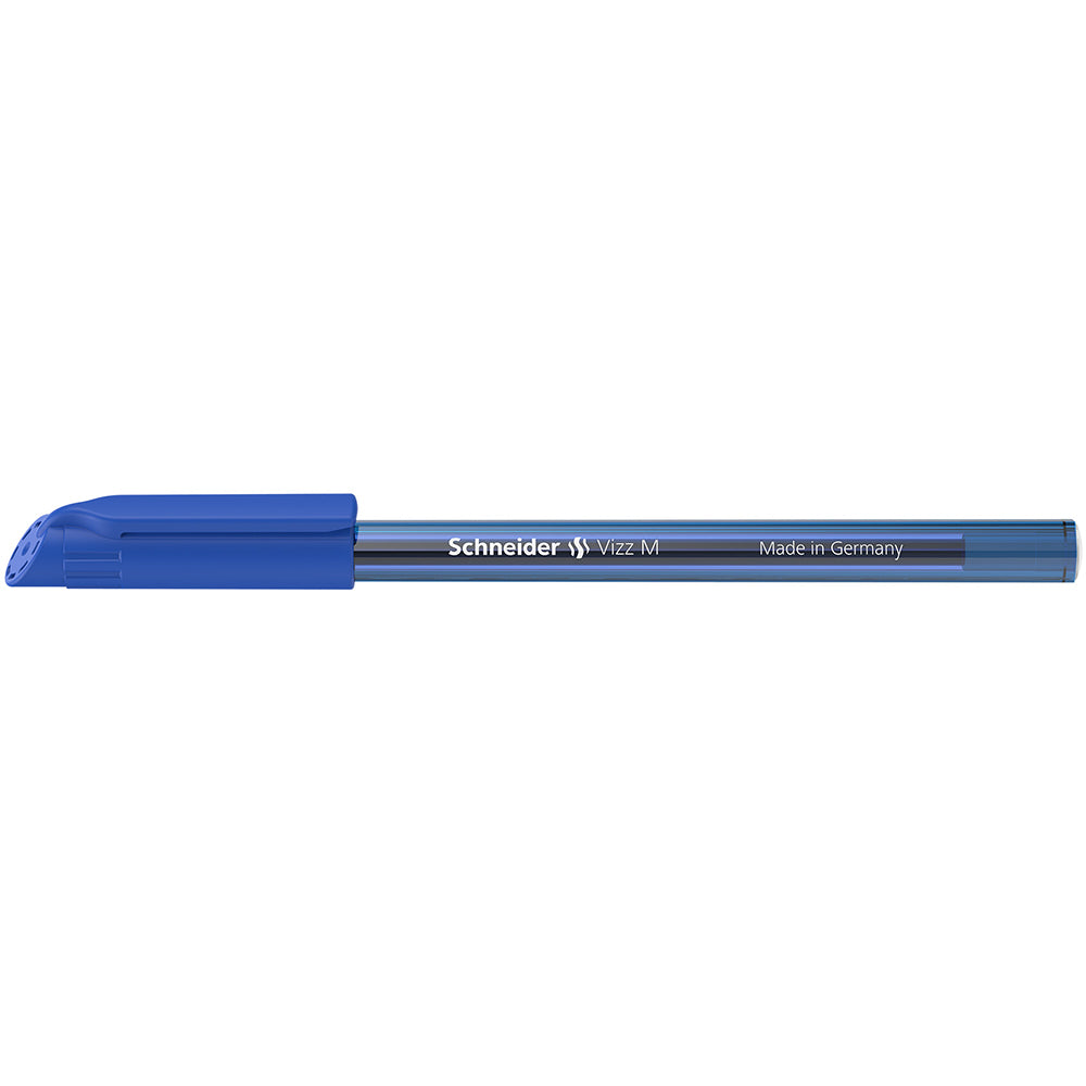 Schneider Ballpoint Pen Vizz Medium Blue - Cafe Supply