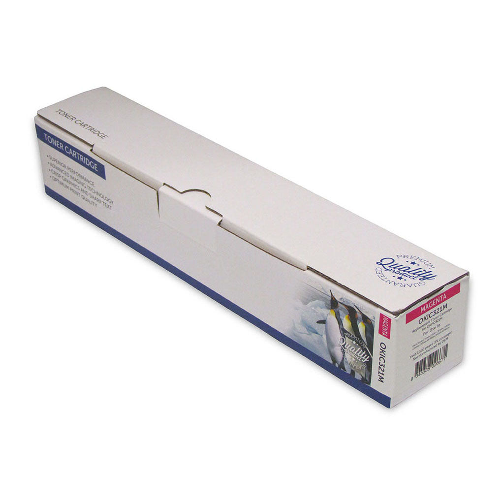 Icon Compatible OKI C301 C321 MC342 Magenta Toner Cartridge (44973546) - Cafe Supply