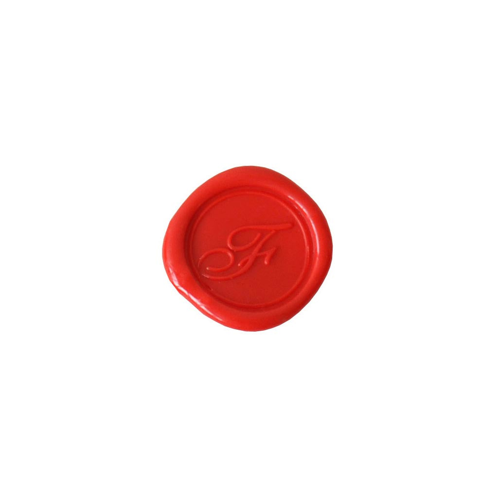 Herbin Wooden Handle Round Seal Copperplate F - Cafe Supply