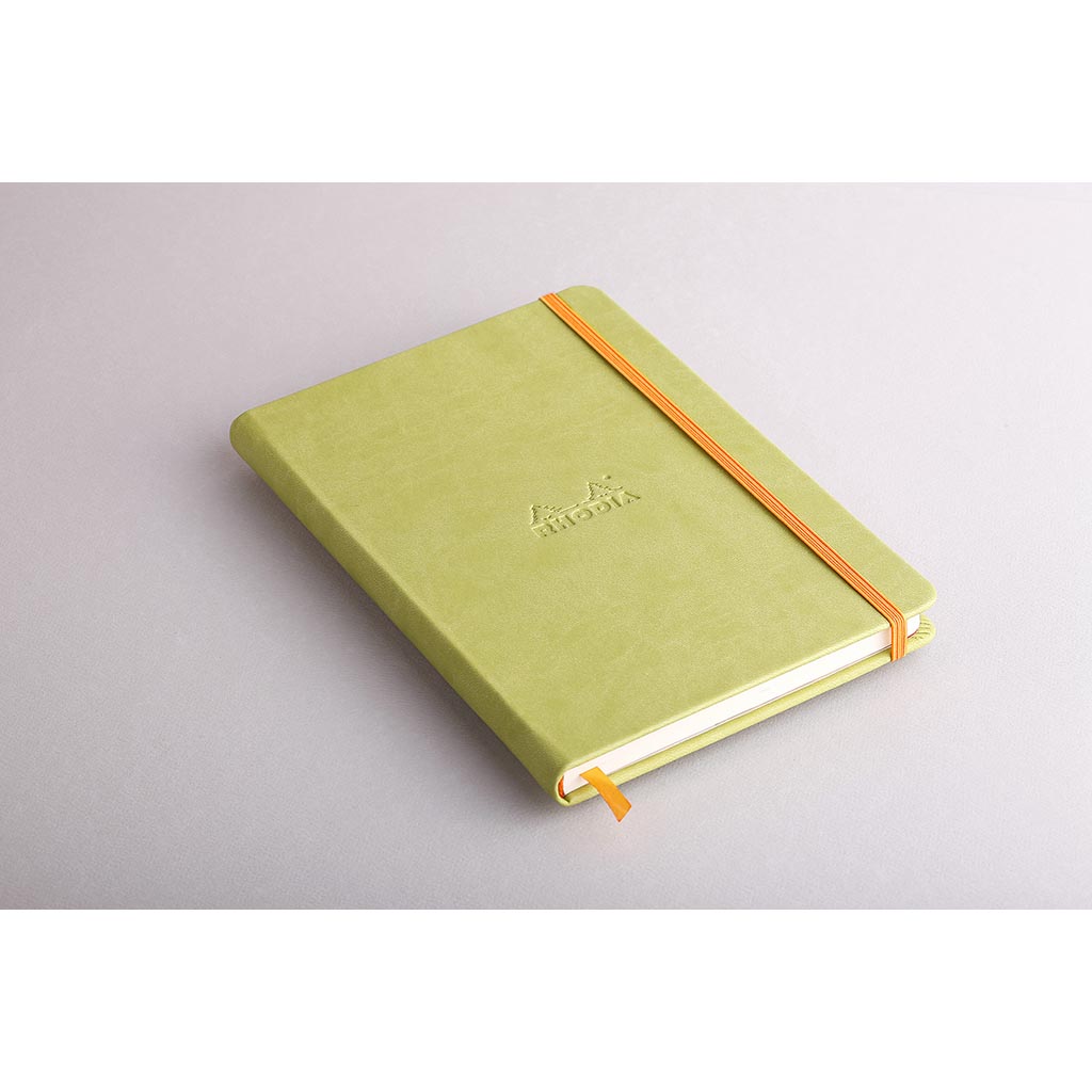 Rhodiarama Hardcover Notebook A5 Lined Anise Green - Cafe Supply