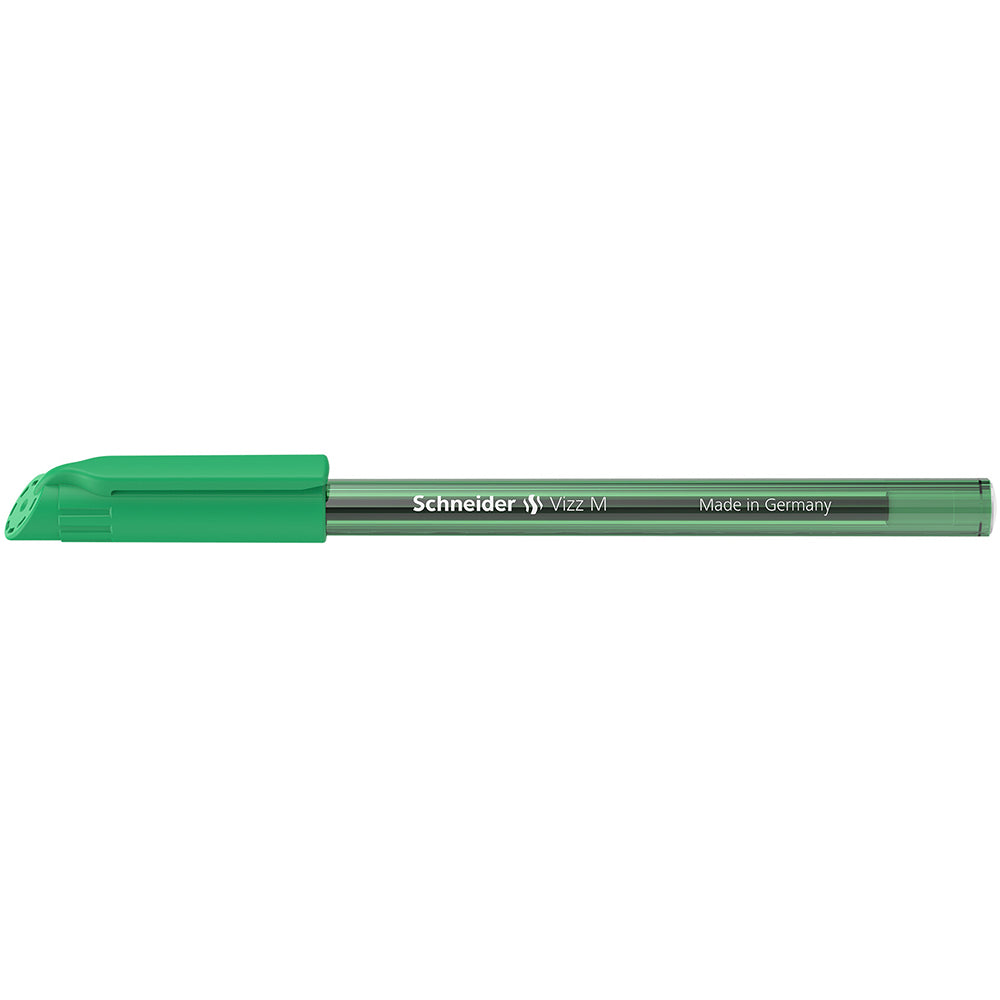 Schneider Ballpoint Pen Vizz Medium Green - Cafe Supply