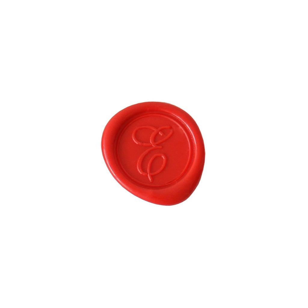 Herbin Wooden Handle Round Seal Copperplate E - Cafe Supply