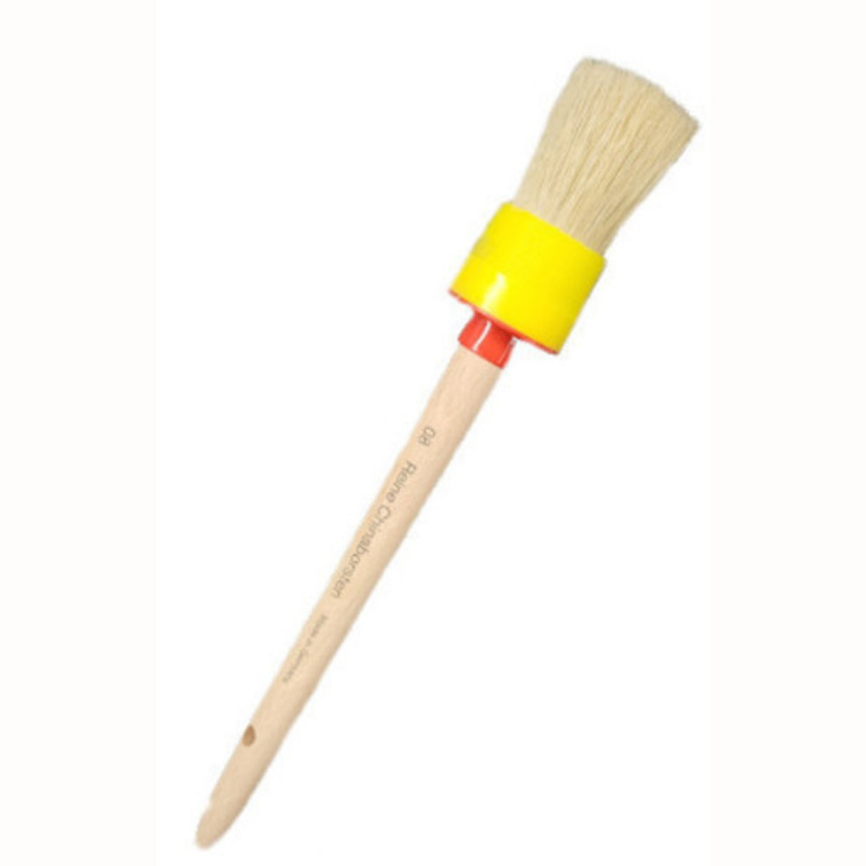 35mm Round Grease Brush (wooden handle) - Cafe Supply