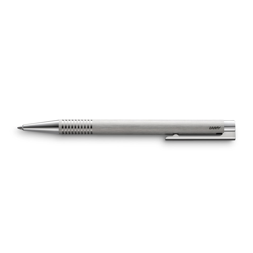 Lamy Logo Ballpoint Brushed Steel (206) - Cafe Supply