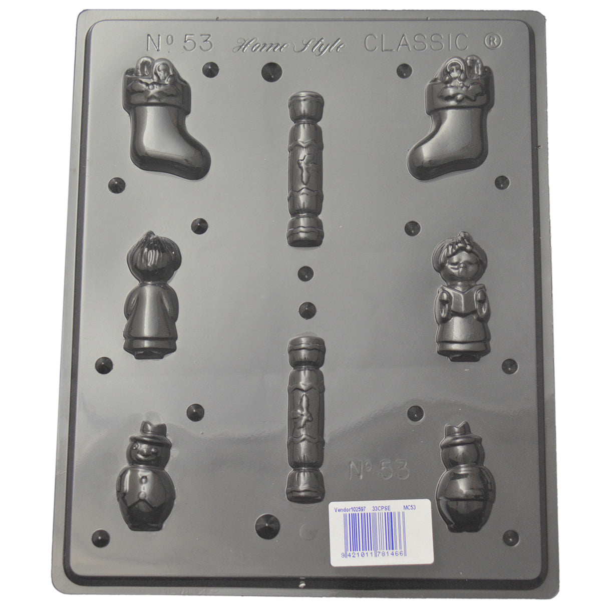 Small Christmas Shapes Mould (0.6mm) - Cafe Supply
