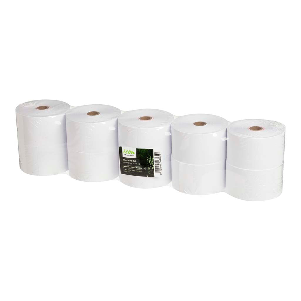 Icon Machine Roll 44x75mm, Pack of 10 - Cafe Supply