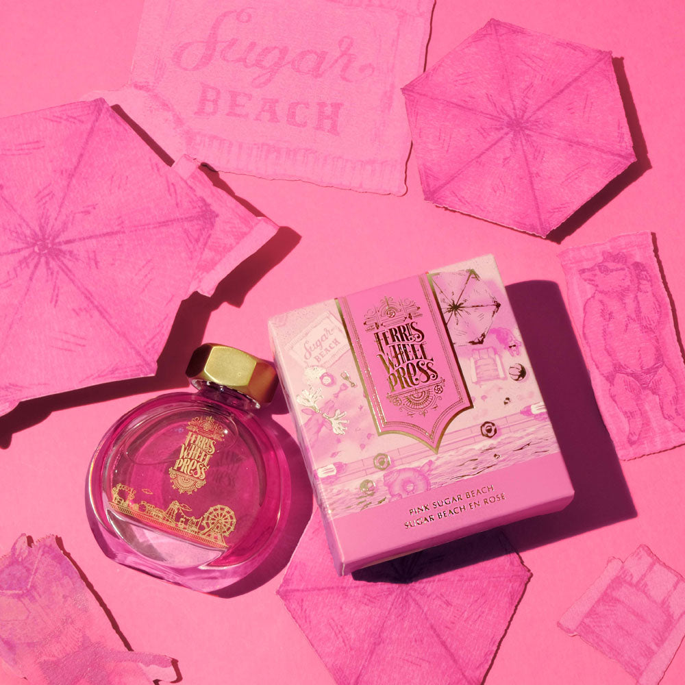Ferris Wheel Press Fountain Pen Ink Pink Sugar Beach 38ml - Cafe Supply