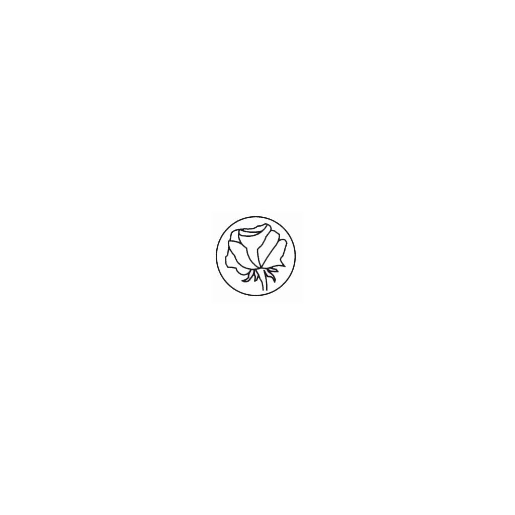 Herbin Wooden Handle Round Seal Rose - Cafe Supply