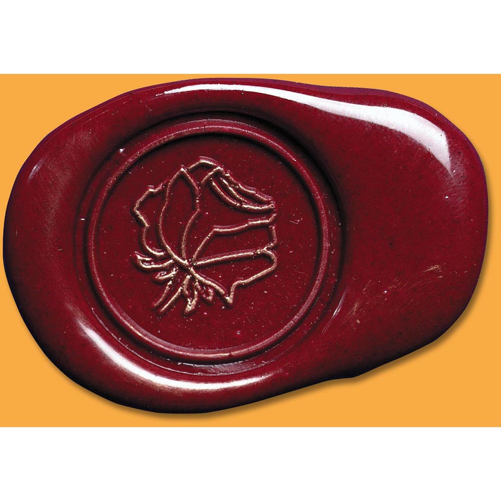 Herbin Wooden Handle Round Seal Rose - Cafe Supply