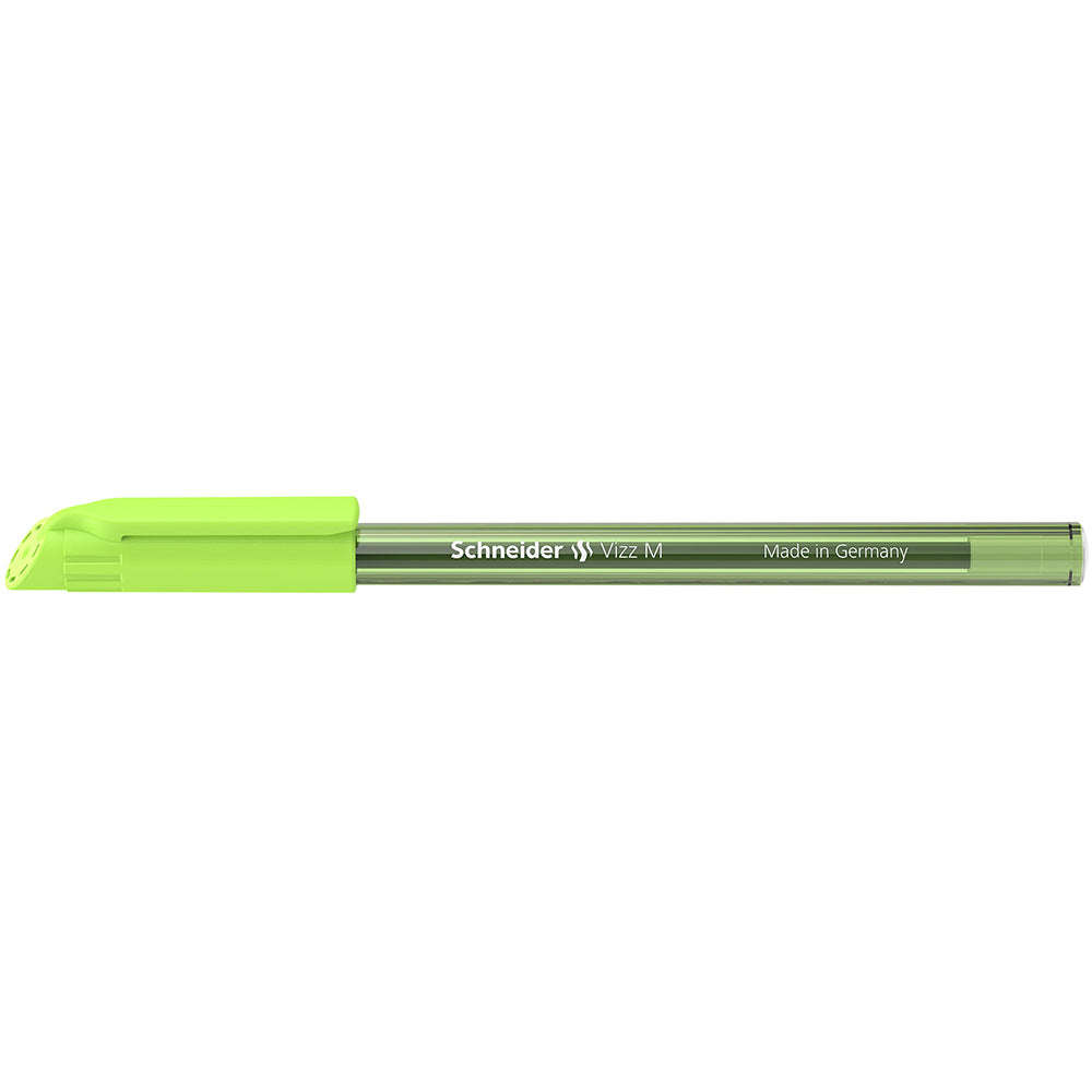 Schneider Ballpoint Pen Vizz Medium Light Green - Cafe Supply