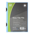 OSC Clip Easy File A3 Light Blue 60 Sheet - Cafe Supply