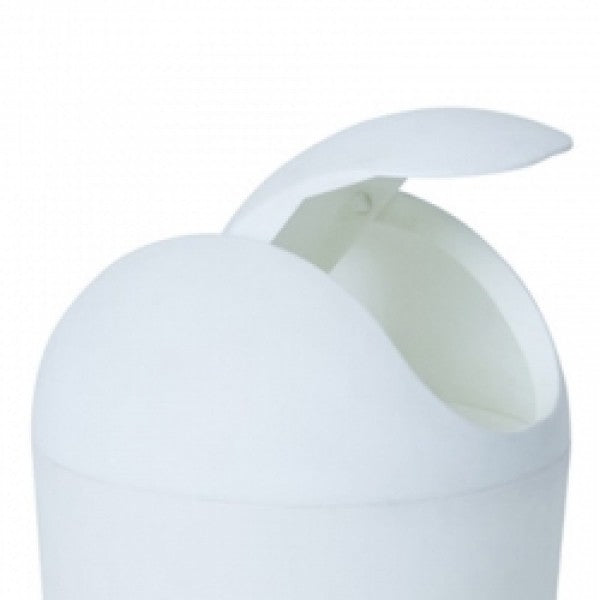 8L Bullet Bin Swing Top White - Cafe Supply