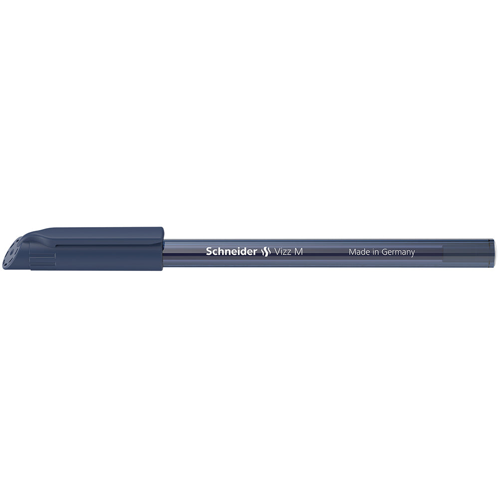 Schneider Ballpoint Pen Vizz Medium Midnight Blue - Cafe Supply