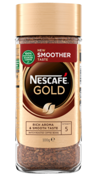 Nescafe Gold Original Medium Instant Coffee 100g - Cafe Supply
