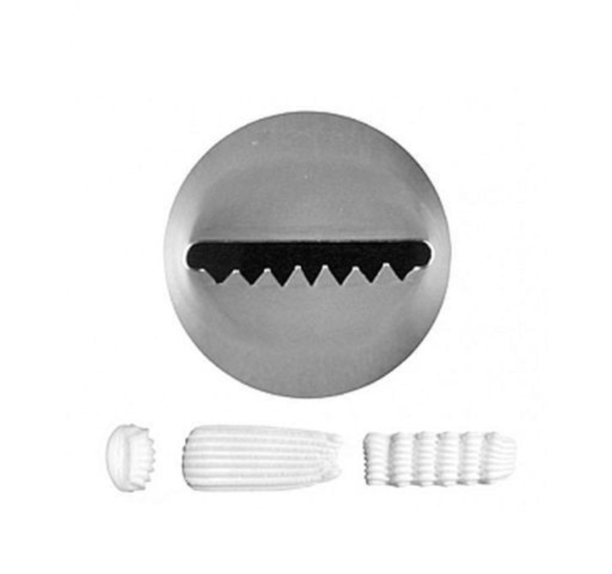 No. 2B Basket Weave Medium S/S Nozzle (17mm x 2.2mm) - Cafe Supply