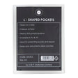 OSC L Shaped Pockets Heavy Duty A5 Clear, Pack of 6 - Cafe Supply