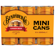 Bundaberg Ginger Beer Mini Cans 6 x 200ml - Cafe Supply