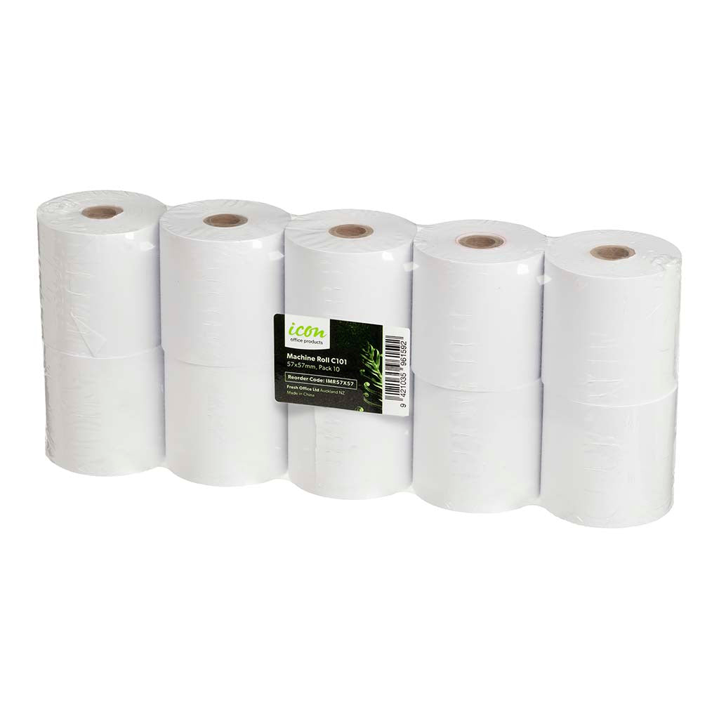 Icon Machine Roll 57x57mm ( C101 ), Pack of 10 - Cafe Supply