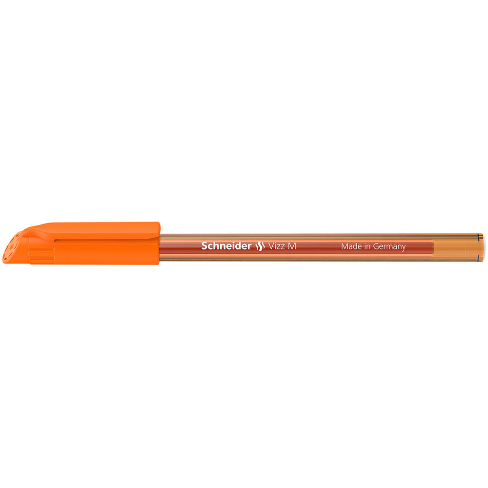 Schneider Ballpoint Pen Vizz Medium Orange - Cafe Supply