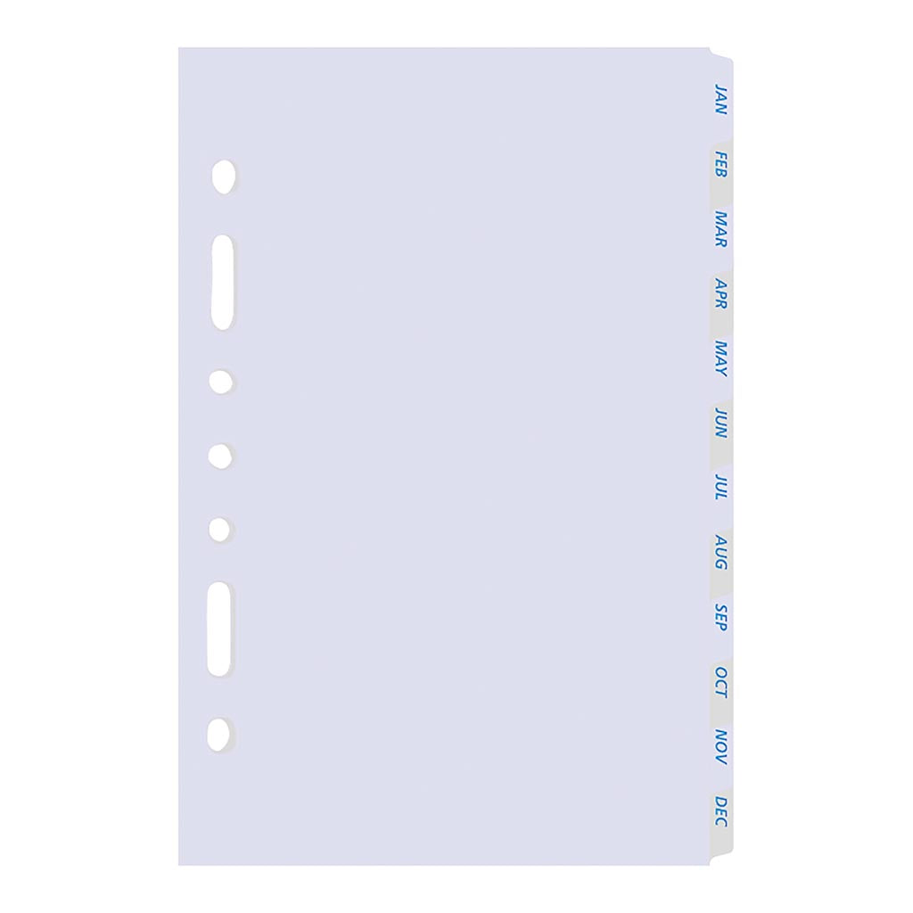 Debden Desk Dayplanner Tabs Jan-Dec - Cafe Supply