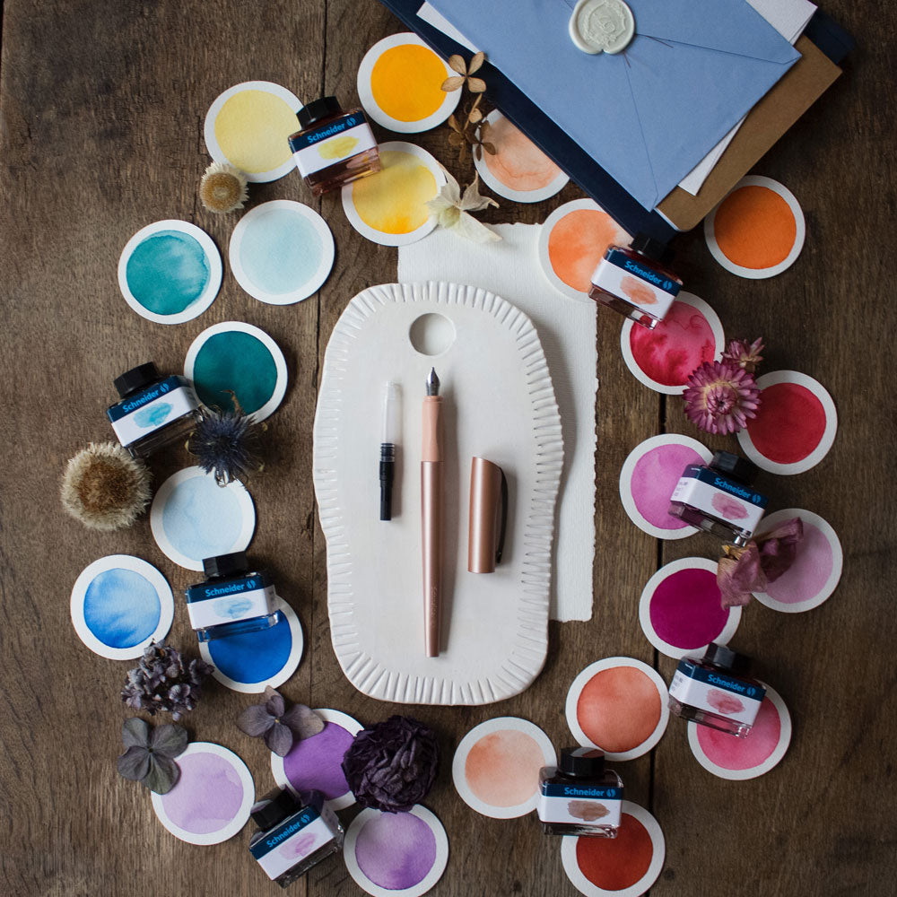 Schneider Bottle Pastel Ink 15ml Apricot - Cafe Supply