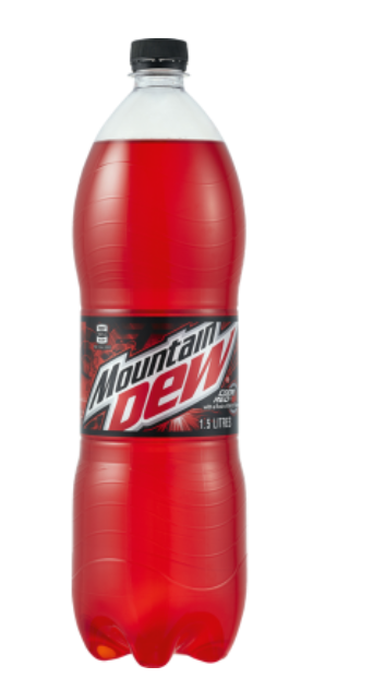 Mountain Dew Code Red Soft Drink 1.5l - Cafe Supply