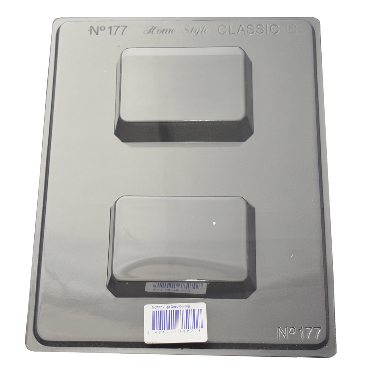 Large Deep Oblong Chocolate/Craft Mould 0.6mm - Cafe Supply