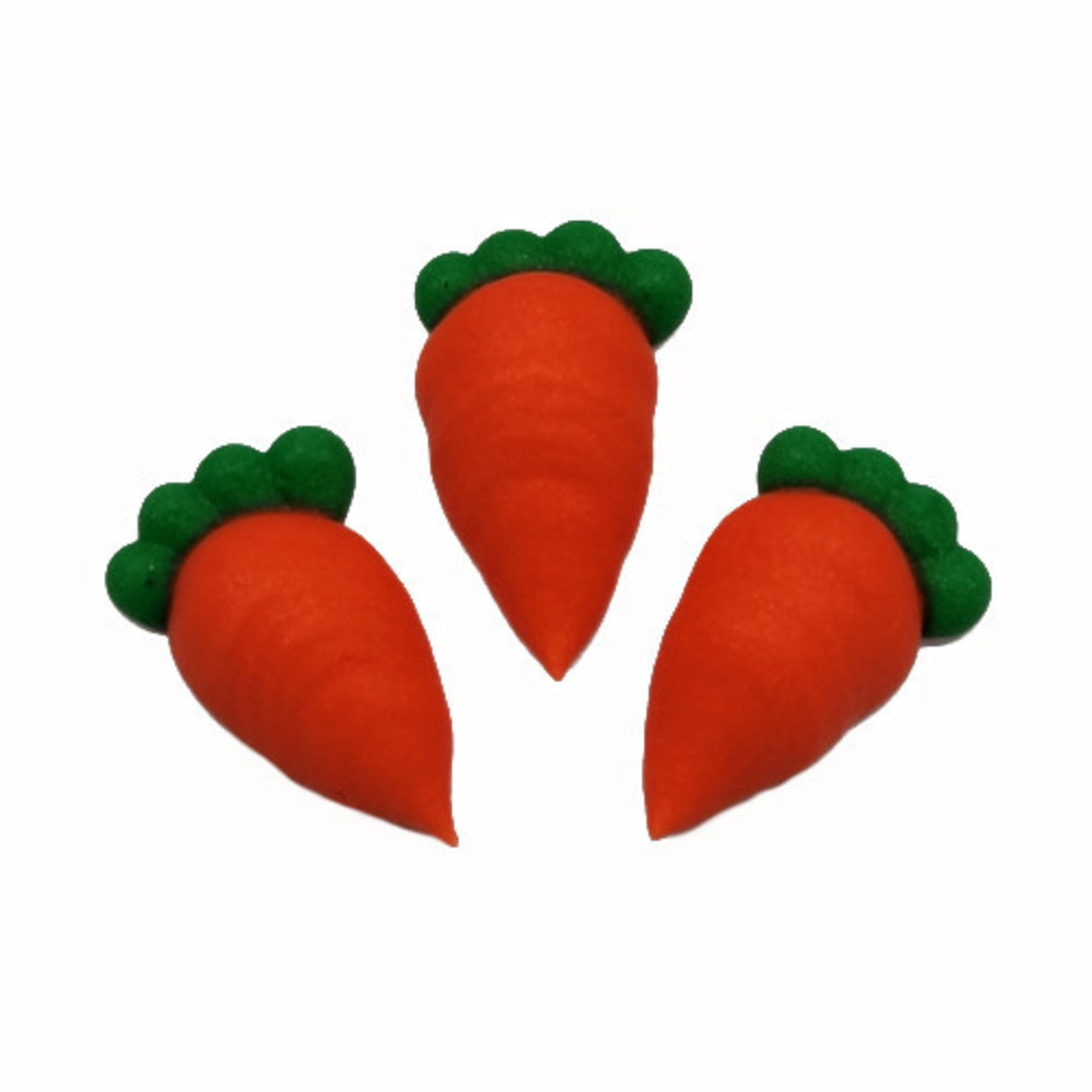 Carrots, 2D Icing, Small, 25mm - Cafe Supply