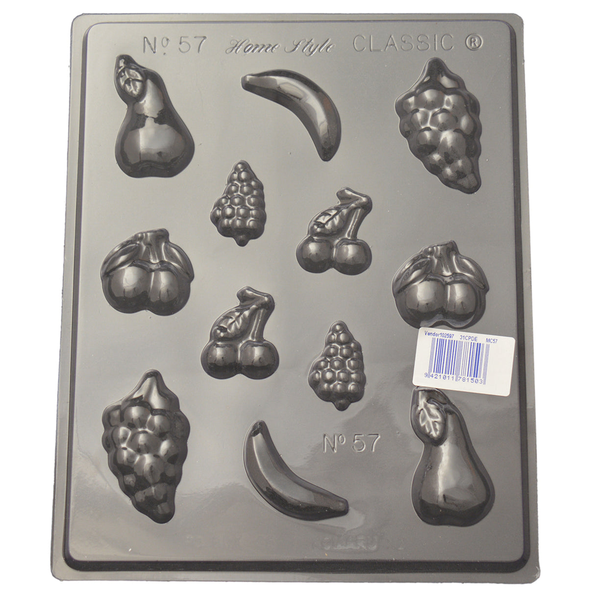 Assorted Fruits Mould (0.6mm) - Cafe Supply