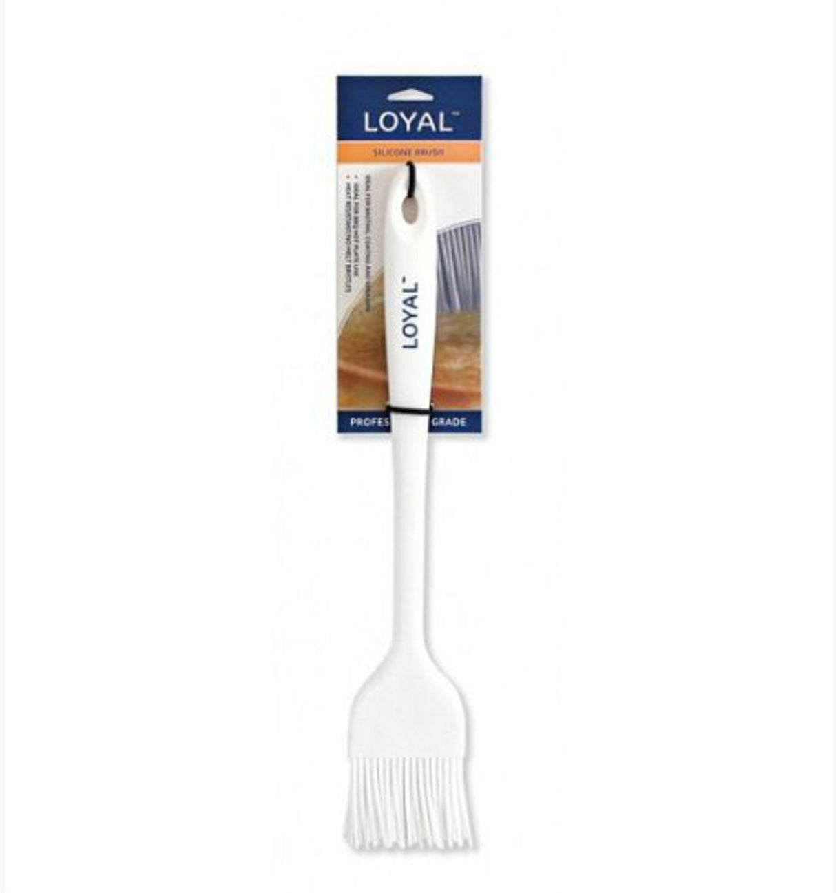 28cm Loyal Silicone Brush - White 50mm Width - Cafe Supply