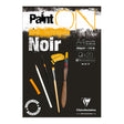 PaintON Pad Black A4 20sh - Cafe Supply
