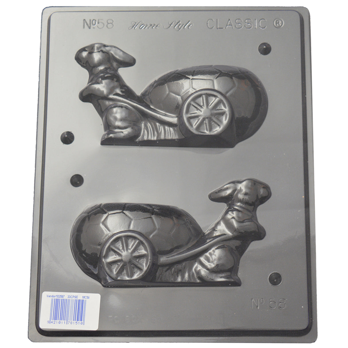 Rabbit & Cart Mould (0.6mm) - Cafe Supply
