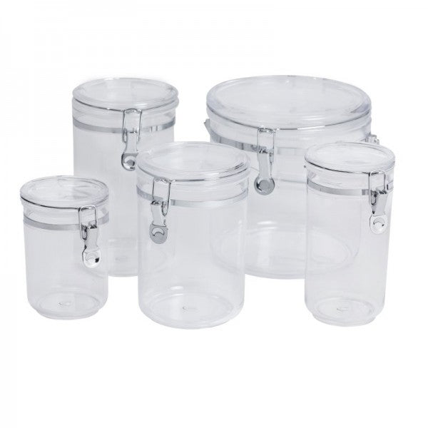 Acrylic Storage Canister w Handle 4.5L - Cafe Supply